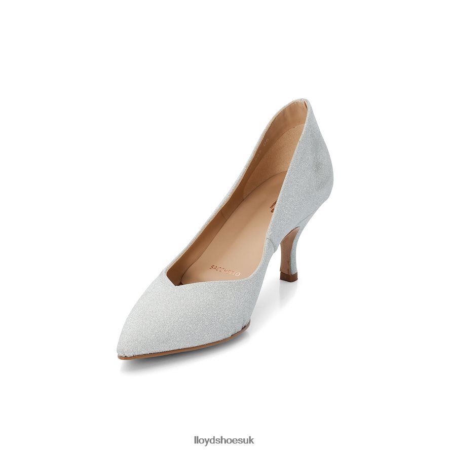 LLOYD Women LEATHER EFFECT PUMPS H4BXXT1100 Shoes silver
