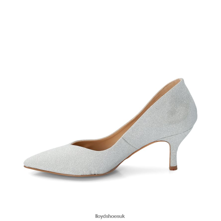 LLOYD Women LEATHER EFFECT PUMPS H4BXXT1100 Shoes silver