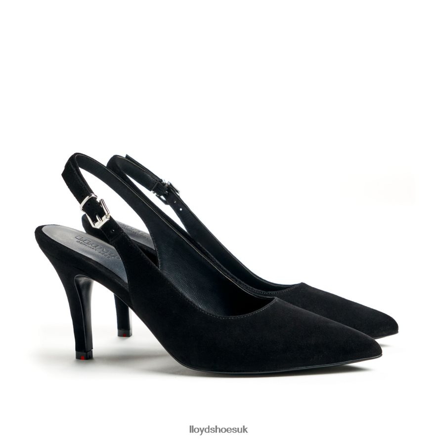 LLOYD Women ROUGH LEATHER PUMPS H4BXXT1012 Shoes black