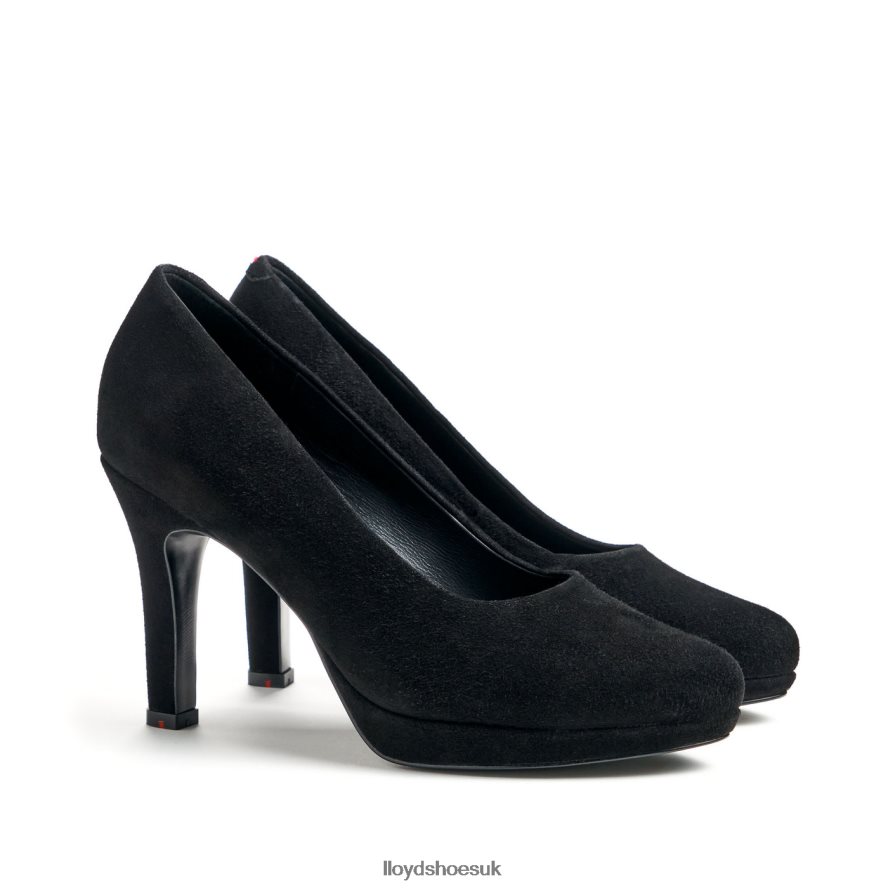 LLOYD Women ROUGH LEATHER PUMPS H4BXXT1016 Shoes black