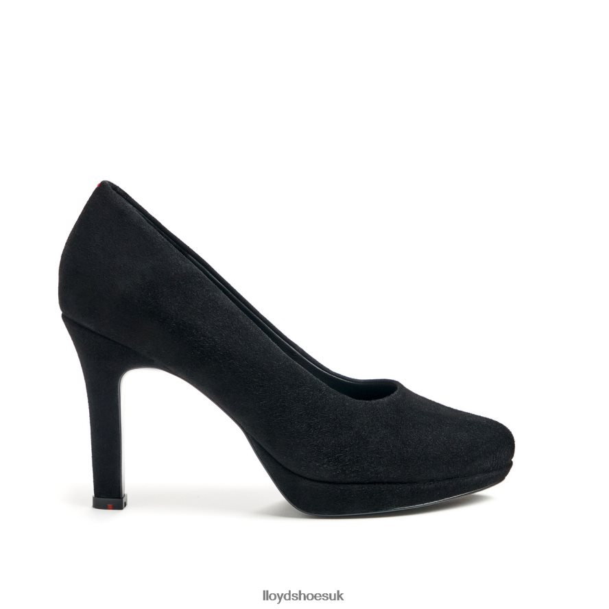 LLOYD Women ROUGH LEATHER PUMPS H4BXXT1016 Shoes black