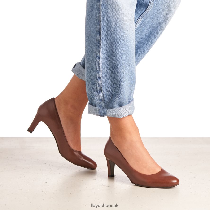 LLOYD Women SMOOTH LEATHER PUMPS H4BXXT1050 Shoes brown