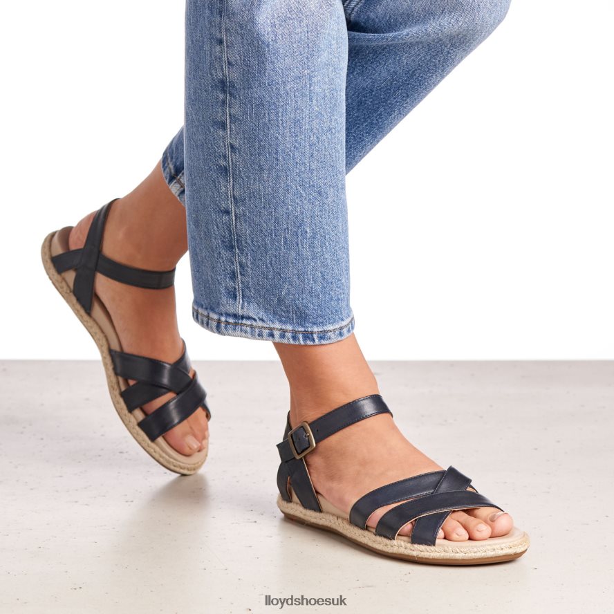 LLOYD Women LEATHER SANDALE H4BXXT1209 Shoes blue