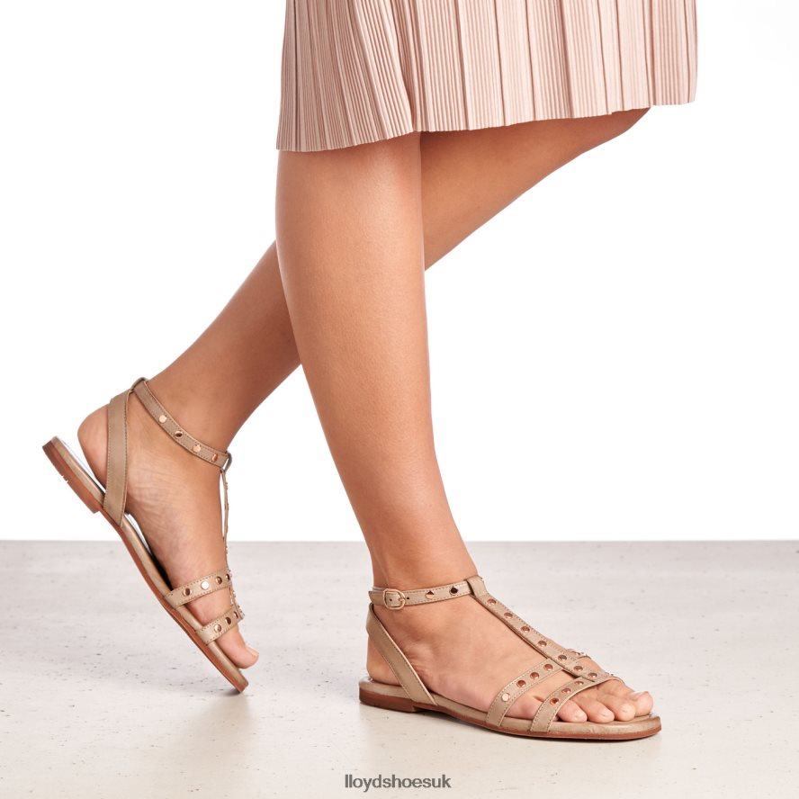LLOYD Women LEATHER SANDALE H4BXXT1238 Shoes beige