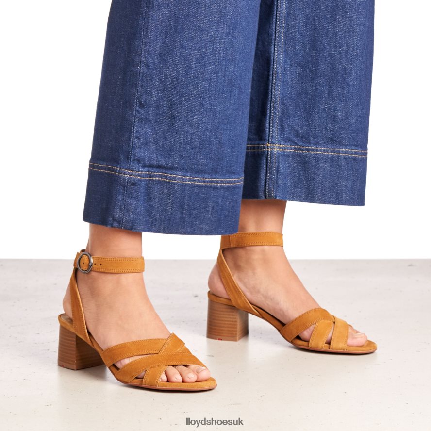 LLOYD Women SUEDE SANDALE H4BXXT1155 Shoes brown
