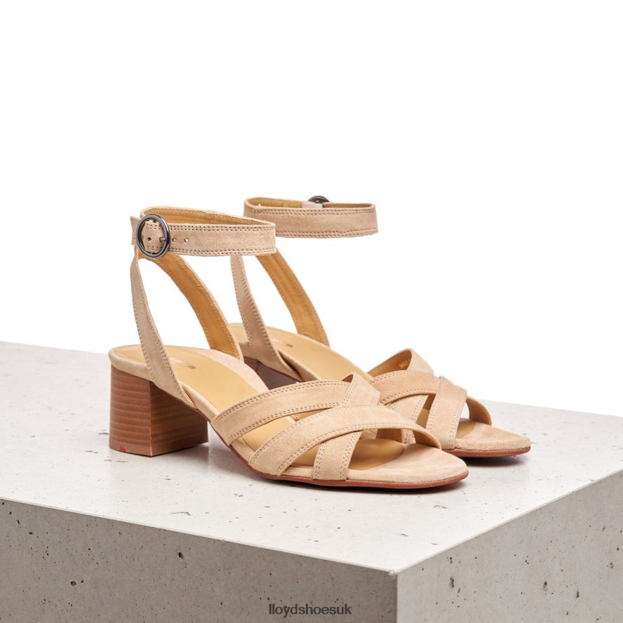 LLOYD Women SUEDE SANDALE H4BXXT1160 Shoes beige