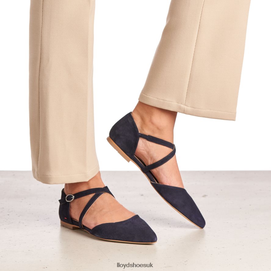 LLOYD Women SUEDE SANDALE H4BXXT1161 Shoes blue
