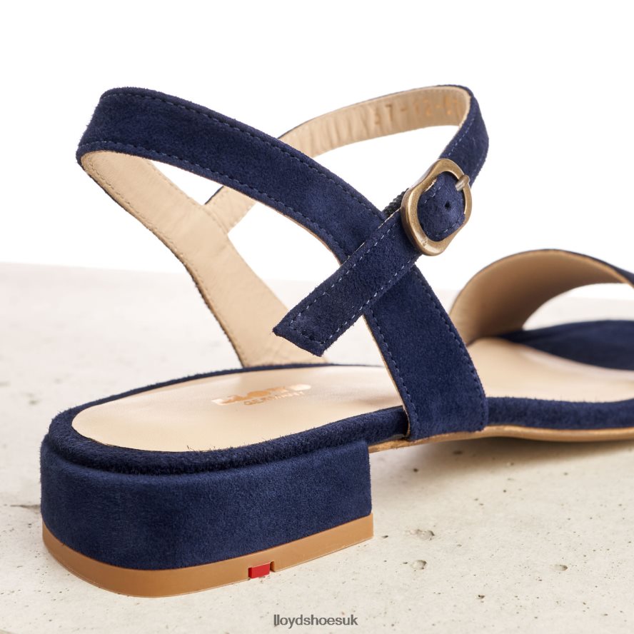LLOYD Women SUEDE SANDALE H4BXXT1164 Shoes blue