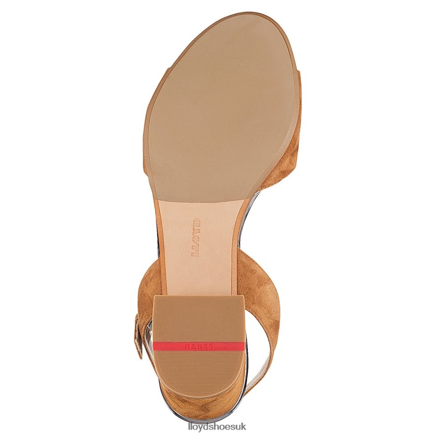 LLOYD Women SUEDE SANDALE H4BXXT1174 Shoes brown