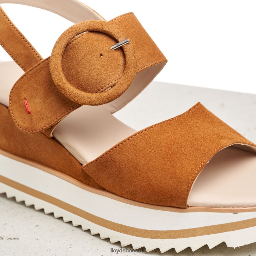 LLOYD Women SUEDE SANDALE H4BXXT1214 Shoes brown