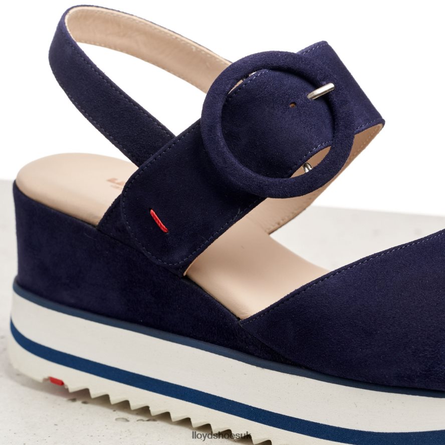 LLOYD Women SUEDE SANDALE H4BXXT1215 Shoes blue