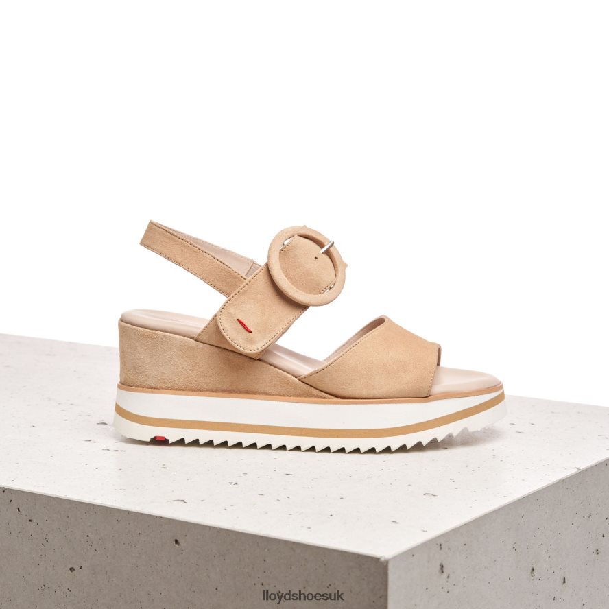 LLOYD Women SUEDE SANDALE H4BXXT1224 Shoes beige