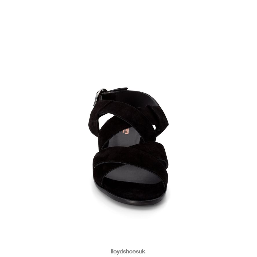 LLOYD Women SUEDE SANDALE H4BXXT1239 Shoes black