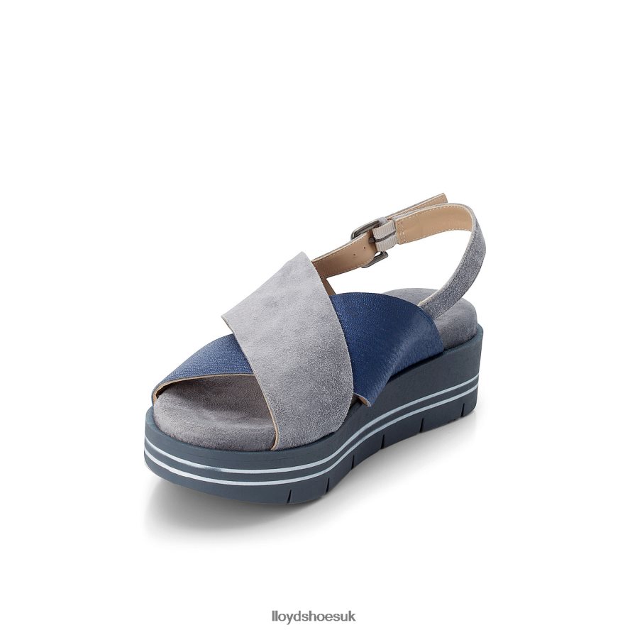 LLOYD Women SUEDE SANDALE H4BXXT1251 Shoes blue