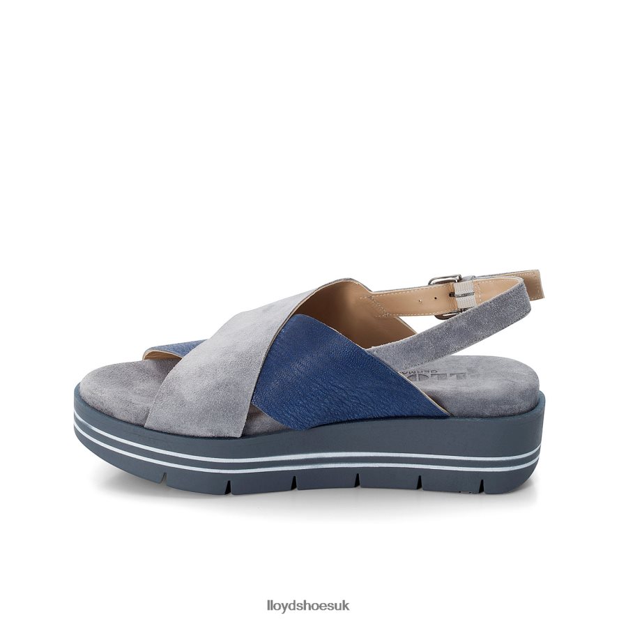 LLOYD Women SUEDE SANDALE H4BXXT1251 Shoes blue