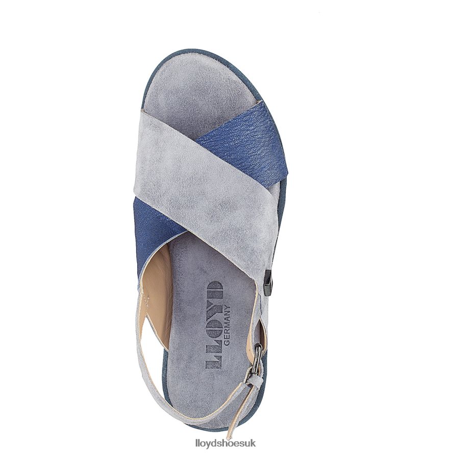 LLOYD Women SUEDE SANDALE H4BXXT1251 Shoes blue