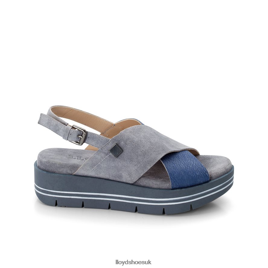 LLOYD Women SUEDE SANDALE H4BXXT1251 Shoes blue