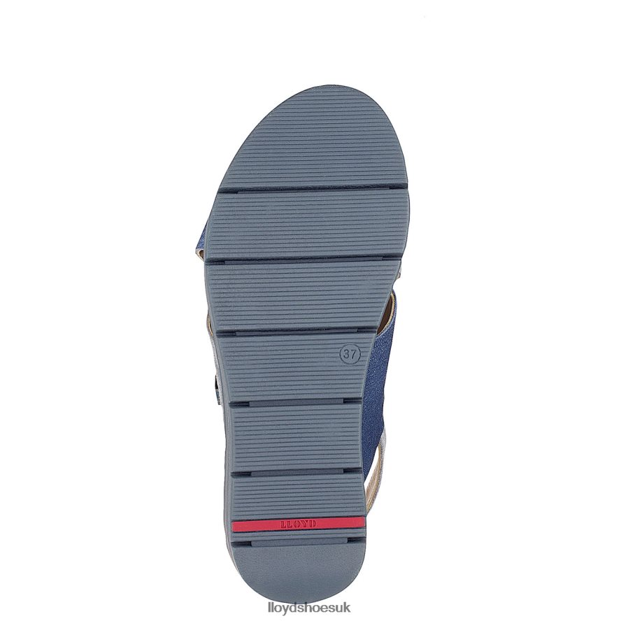 LLOYD Women SUEDE SANDALE H4BXXT1251 Shoes blue