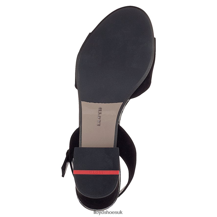 LLOYD Women SUEDE SURFACE SANDALE H4BXXT1173 Shoes black