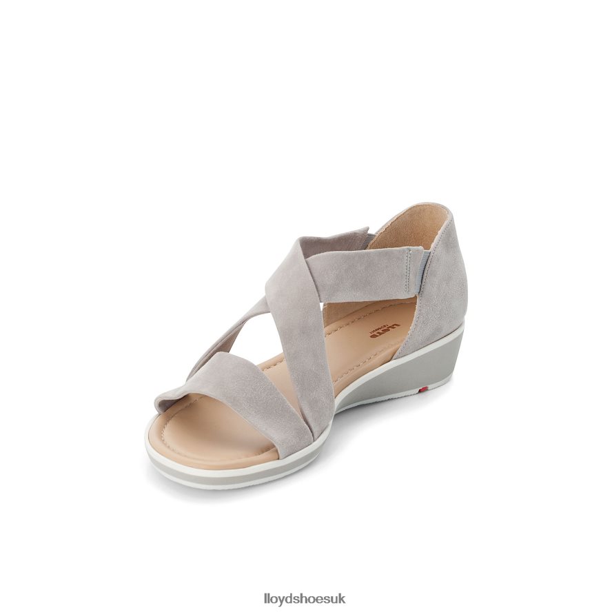 LLOYD Women SUEDE SURFACE SANDALE H4BXXT1247 Shoes grey