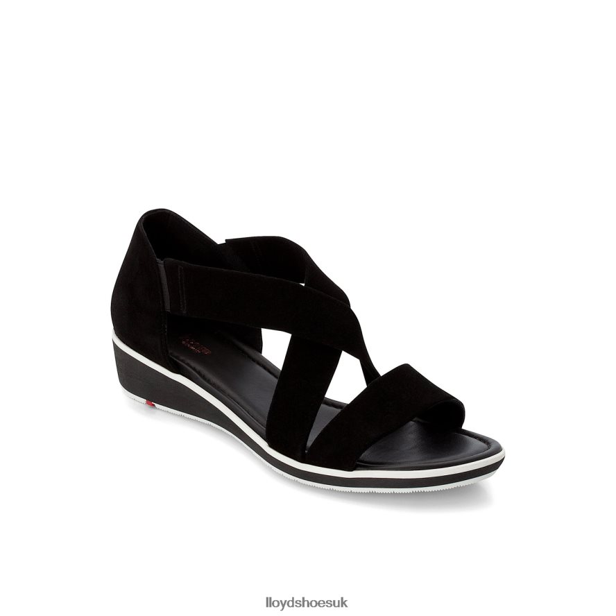 LLOYD Women SUEDE SURFACE SANDALE H4BXXT1248 Shoes black