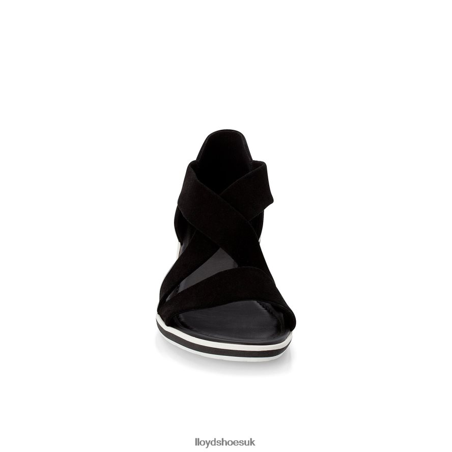 LLOYD Women SUEDE SURFACE SANDALE H4BXXT1248 Shoes black