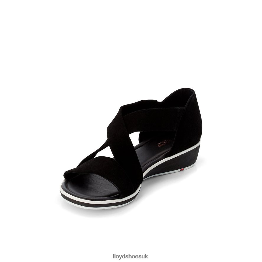 LLOYD Women SUEDE SURFACE SANDALE H4BXXT1248 Shoes black