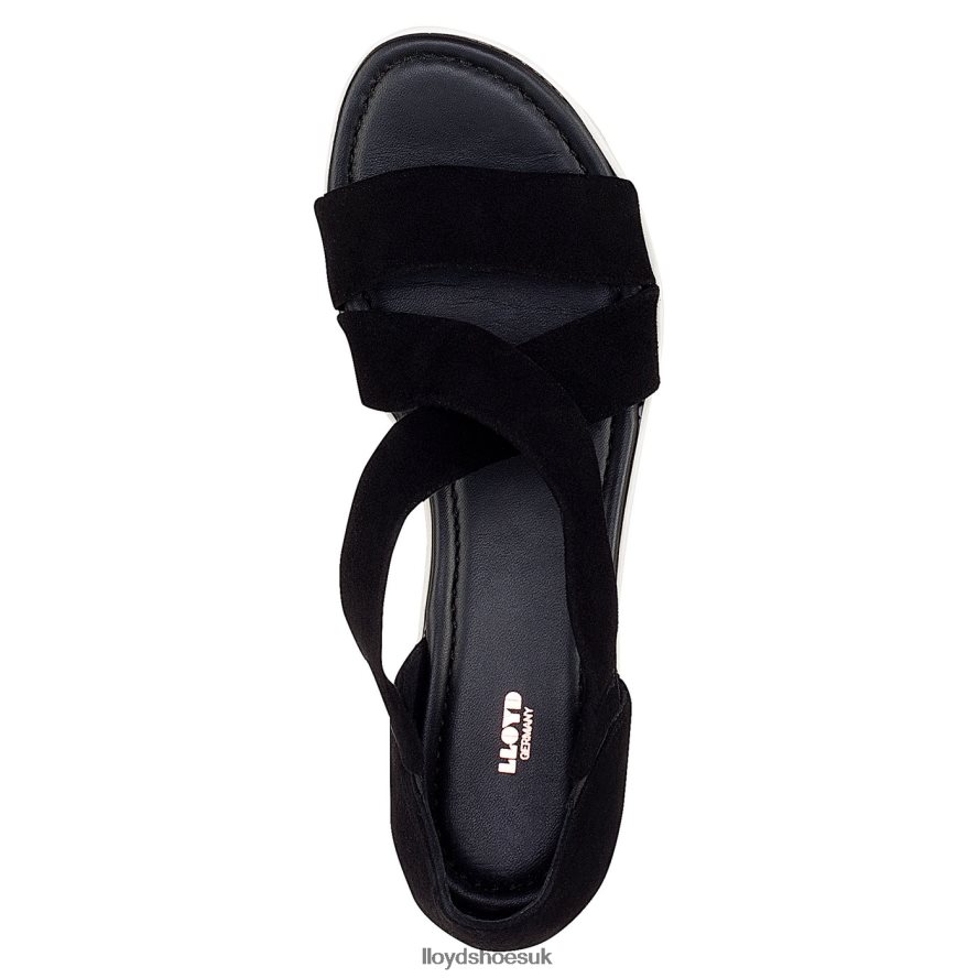 LLOYD Women SUEDE SURFACE SANDALE H4BXXT1248 Shoes black