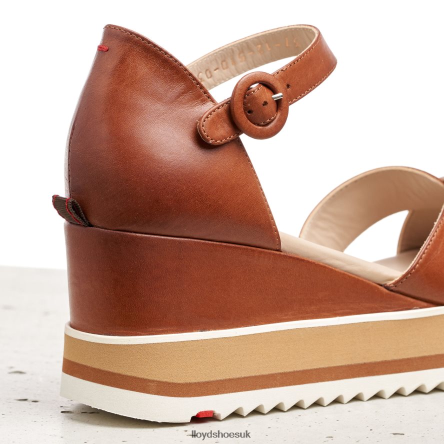 LLOYD Women WEDGE SANDALE H4BXXT1204 Shoes brown