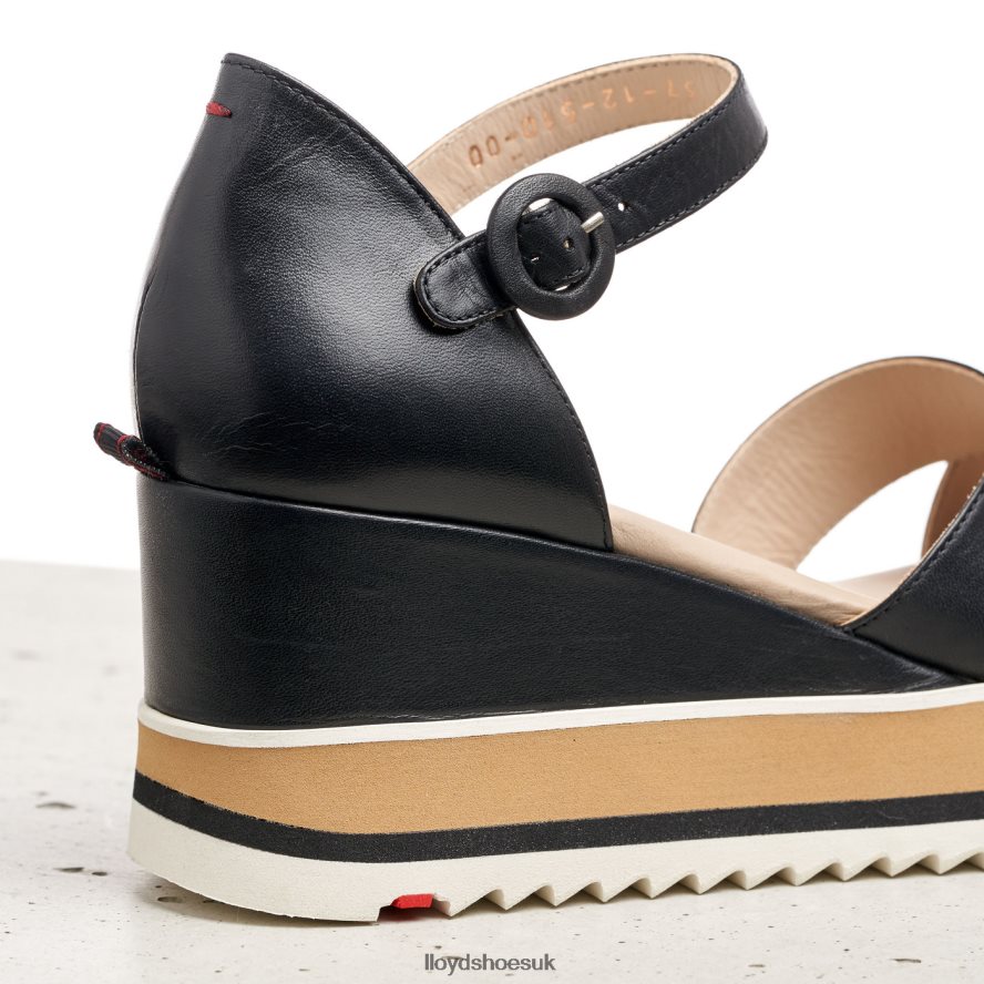 LLOYD Women WEDGE SANDALE H4BXXT1208 Shoes black
