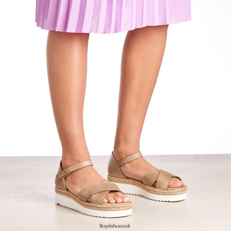 LLOYD Women WEDGE SANDALE H4BXXT1229 Shoes beige