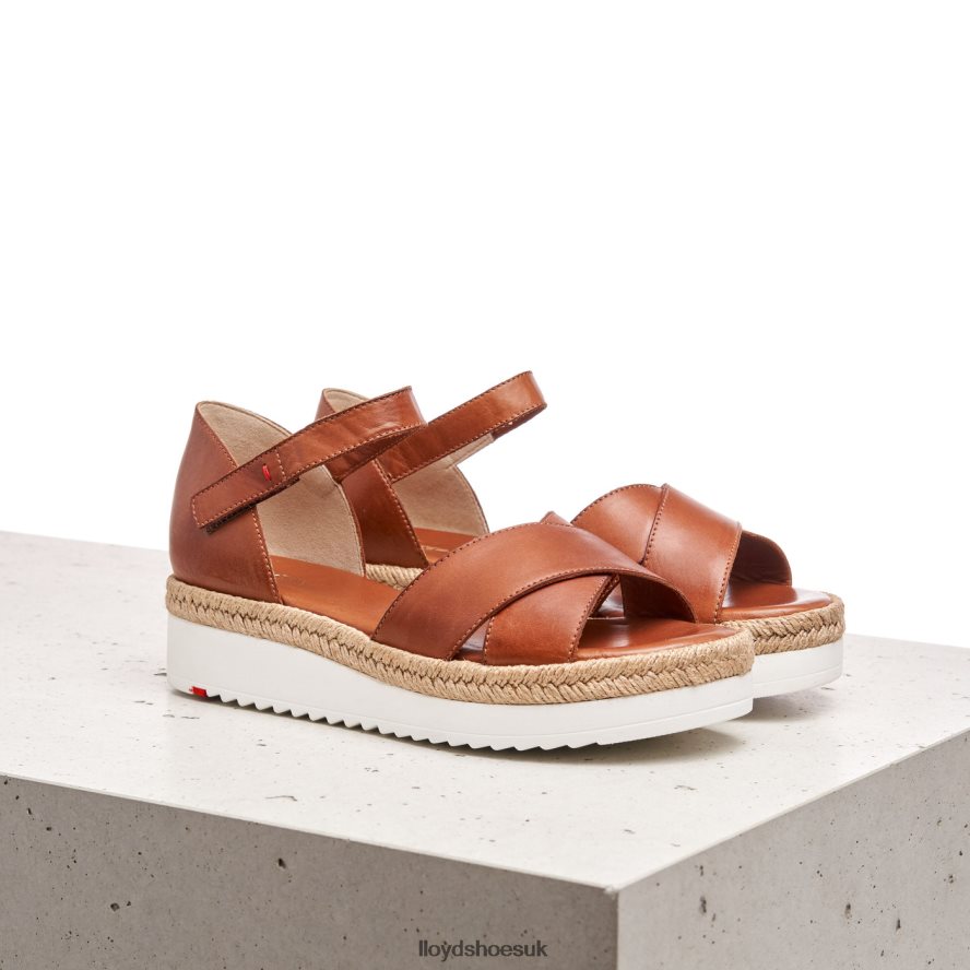 LLOYD Women WEDGE SANDALE H4BXXT1237 Shoes brown