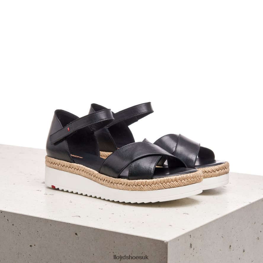 LLOYD Women WEDGE SANDALE H4BXXT1242 Shoes black