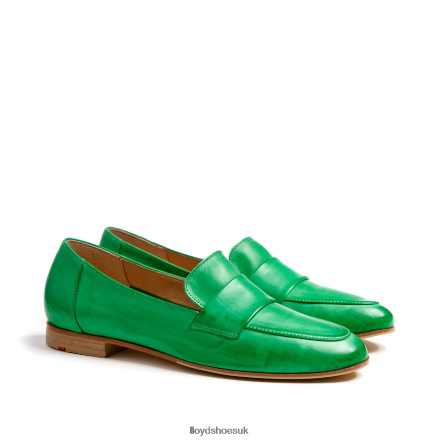 LLOYD Women LEATHER SLIPPER H4BXXT1120 Shoes green