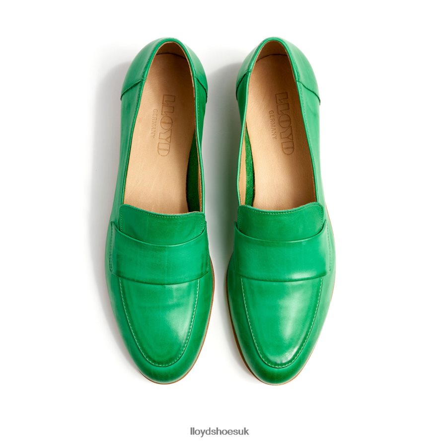 LLOYD Women LEATHER SLIPPER H4BXXT1120 Shoes green
