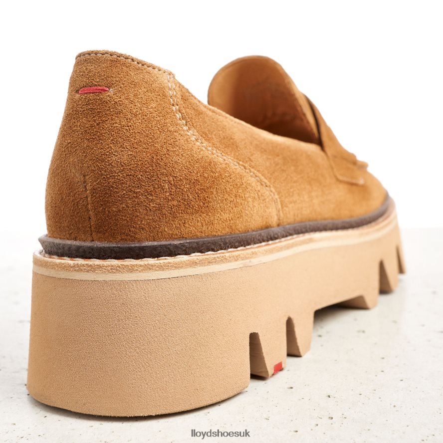 LLOYD Women LEATHER SLIP-ON SLIPPER H4BXXT1055 Shoes brown