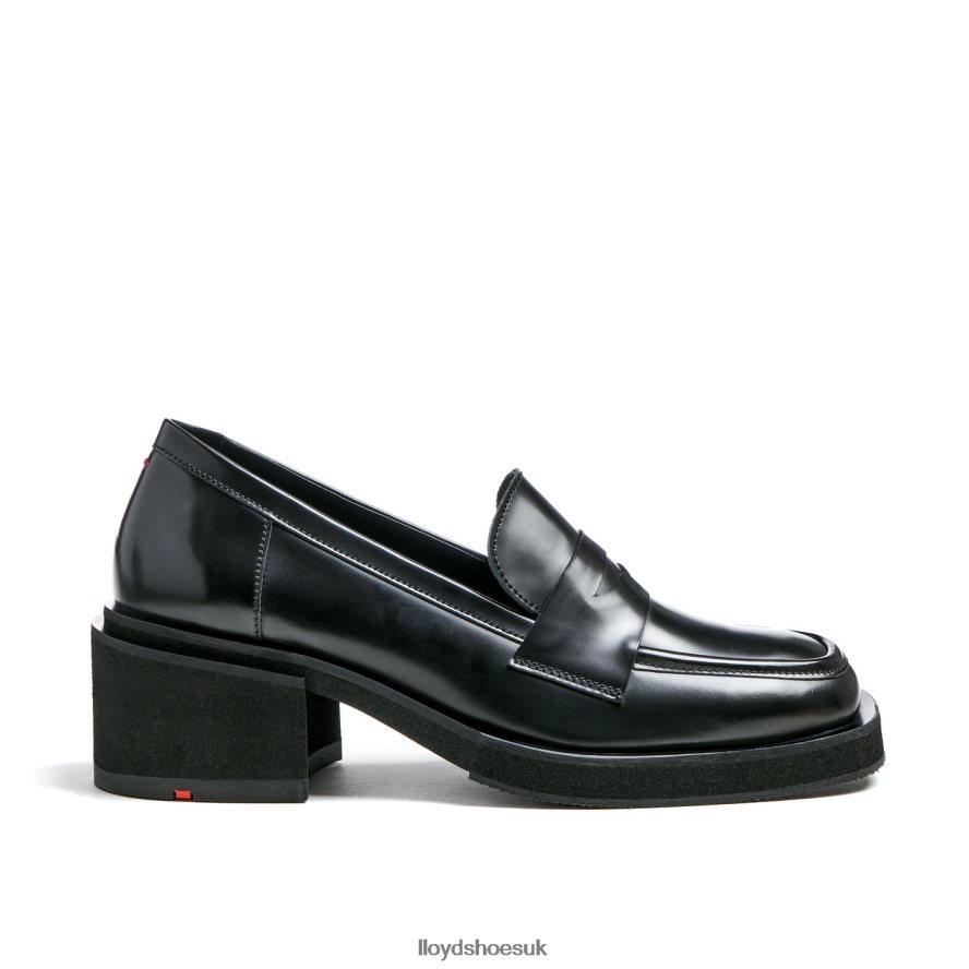 LLOYD Women LEATHER SLIP ON SLIPPER H4BXXT1113 Shoes black