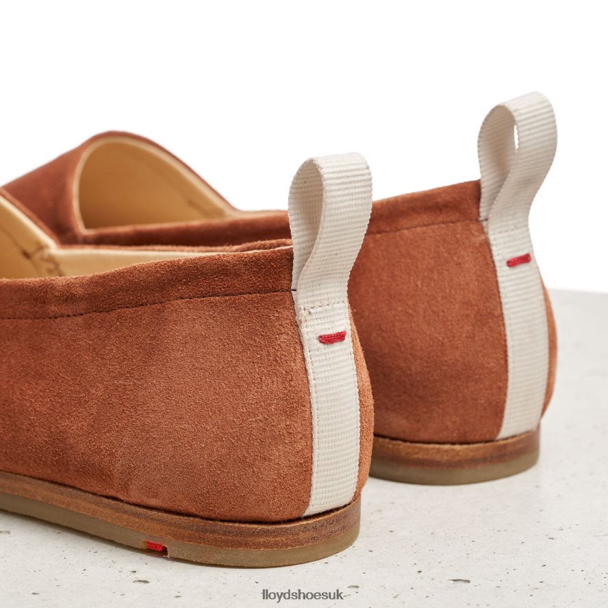 LLOYD Women LEATHER SLIP ON SLIPPER H4BXXT1123 Shoes brown
