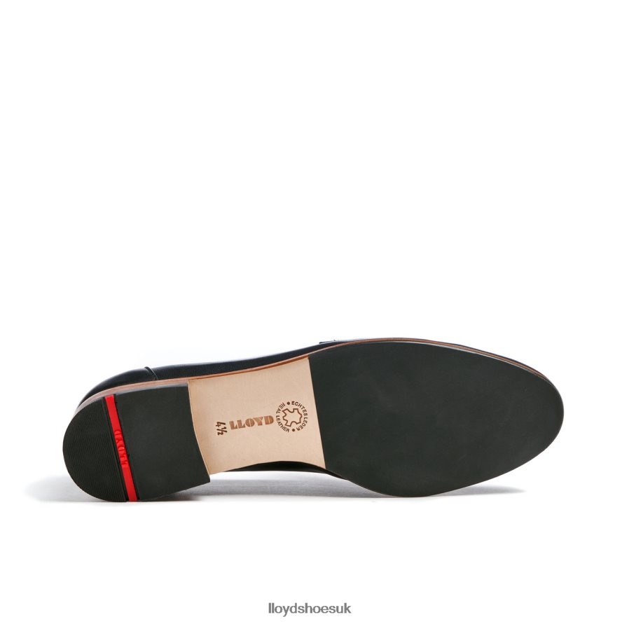 LLOYD Women ROUGH LEATHER SLIP-ON SLIPPER H4BXXT1005 Shoes black