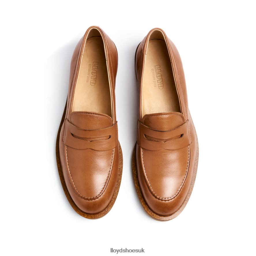 LLOYD Women ROUGH LEATHER SLIP-ON SLIPPER H4BXXT1026 Shoes brown
