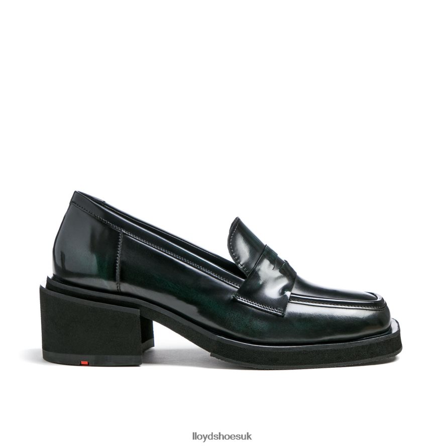 LLOYD Women SLIP ON LEATHER SLIPPER H4BXXT1114 Shoes green