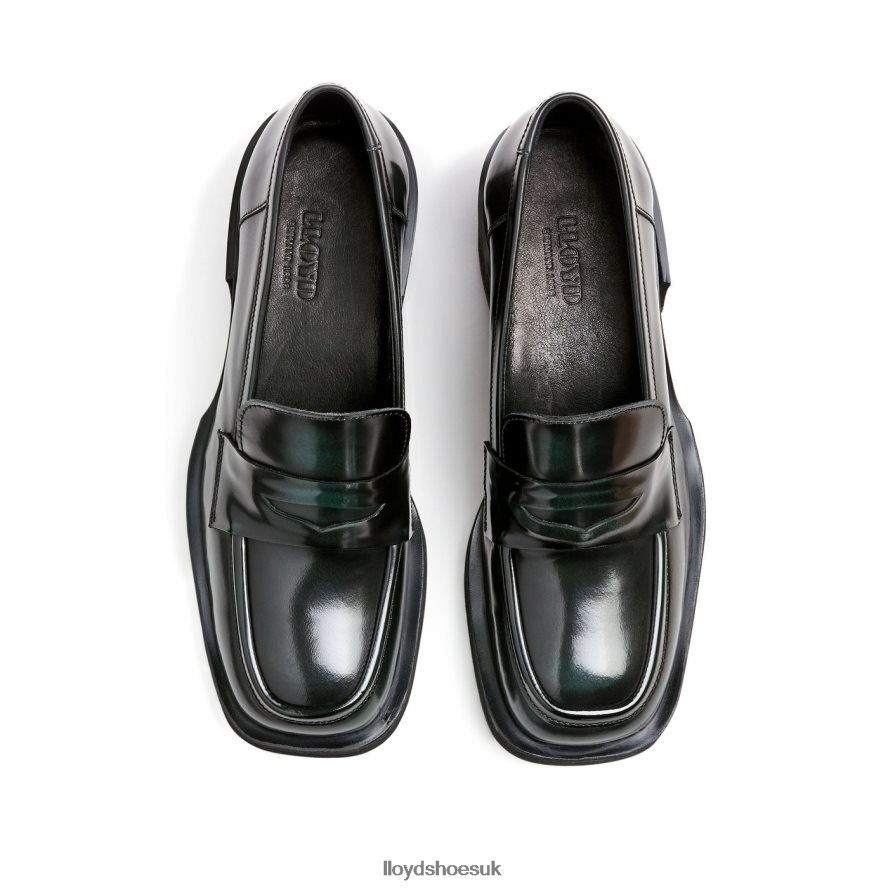 LLOYD Women SLIP ON LEATHER SLIPPER H4BXXT1114 Shoes green