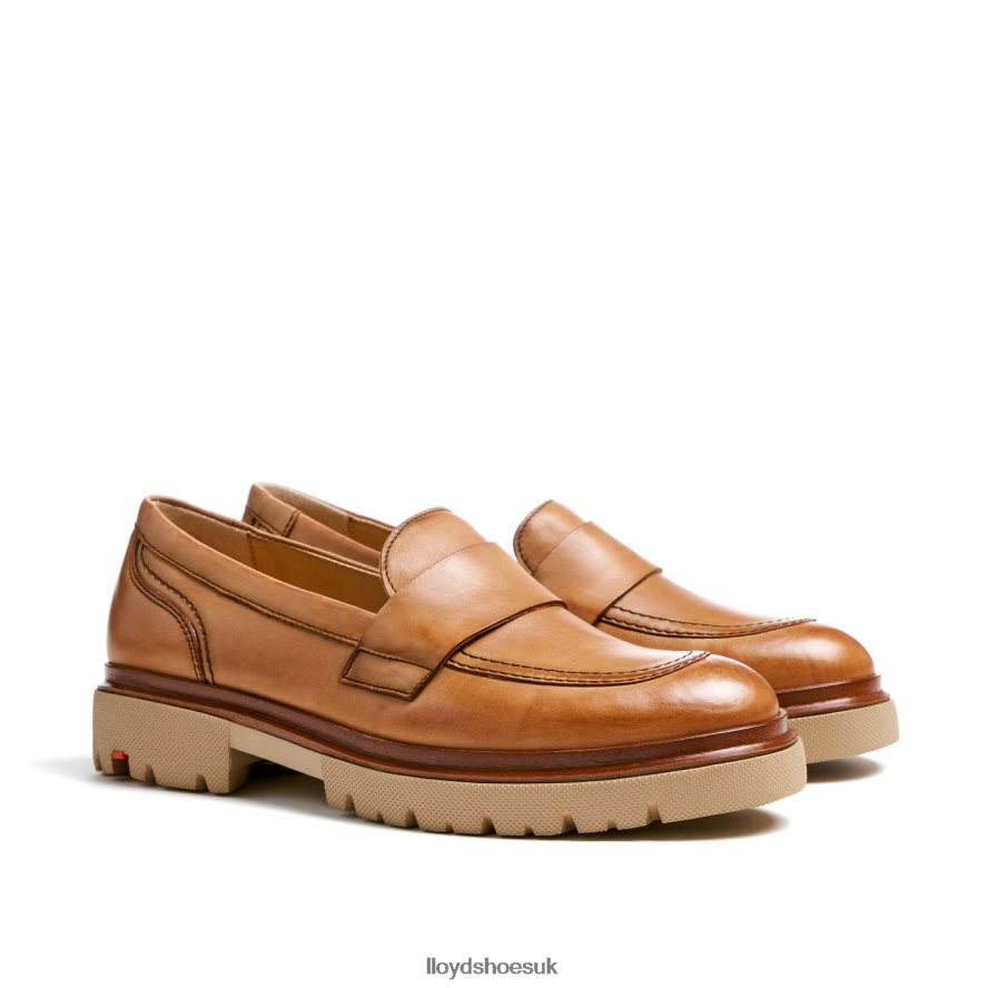 LLOYD Women SLIP ON LEATHER SLIPPER H4BXXT1115 Shoes brown