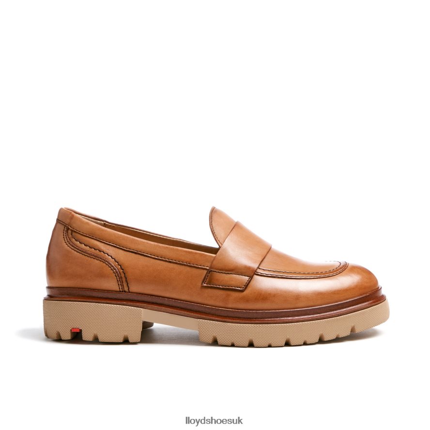 LLOYD Women SLIP ON LEATHER SLIPPER H4BXXT1115 Shoes brown