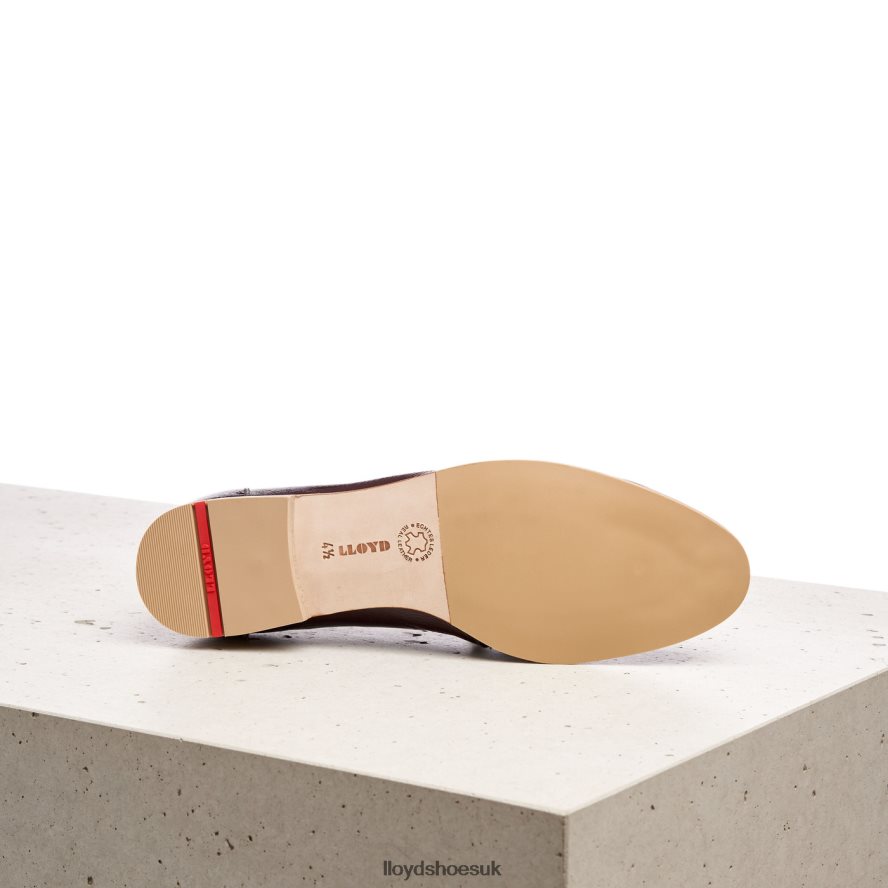 LLOYD Women SLIP ON LEATHER SLIPPER H4BXXT1130 Shoes brown