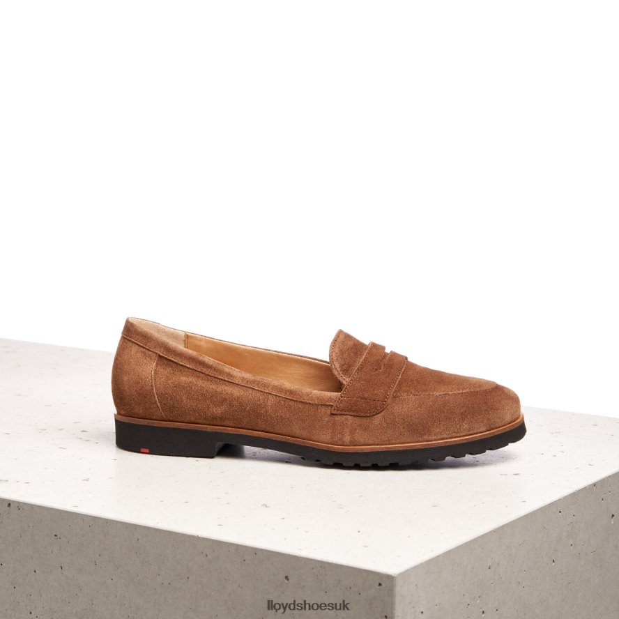 LLOYD Women SLIP ON LEATHER SLIPPER H4BXXT1148 Shoes brown