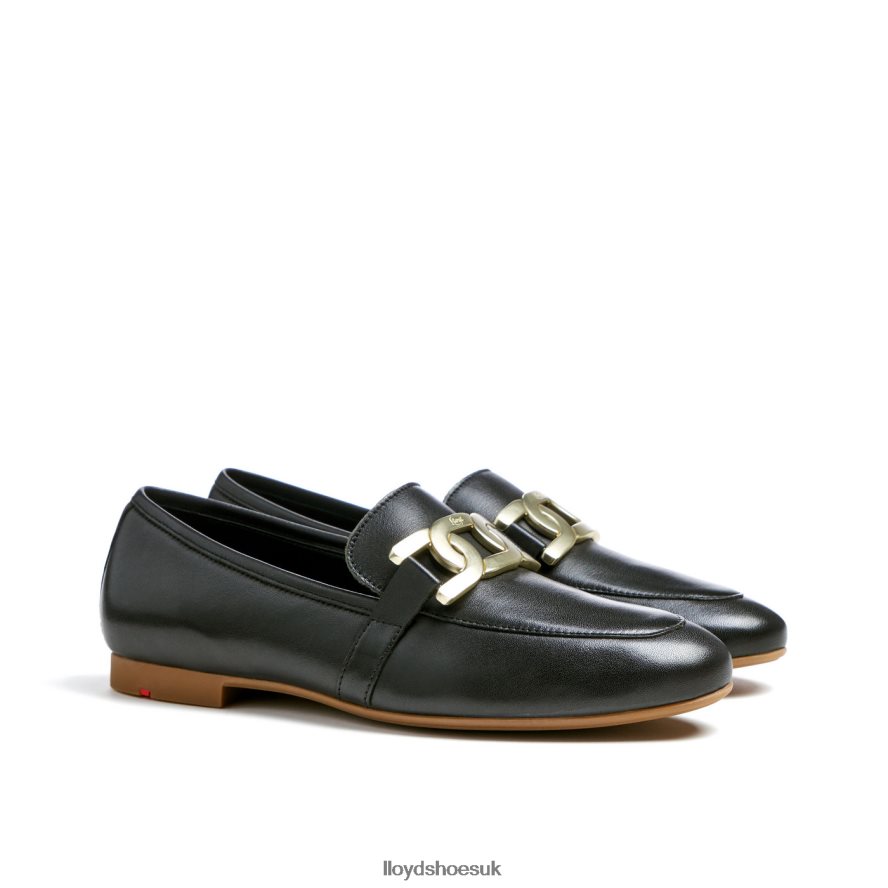 LLOYD Women SMOOTH LEATHER SLIPPER H4BXXT1039 Shoes black
