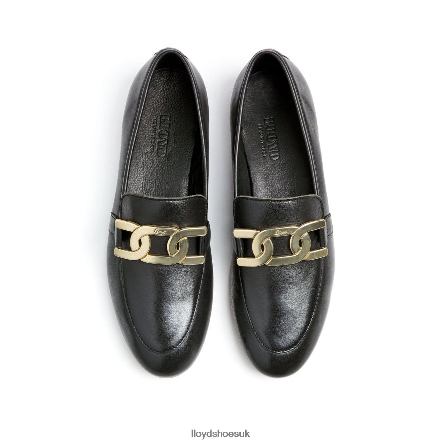 LLOYD Women SMOOTH LEATHER SLIPPER H4BXXT1039 Shoes black