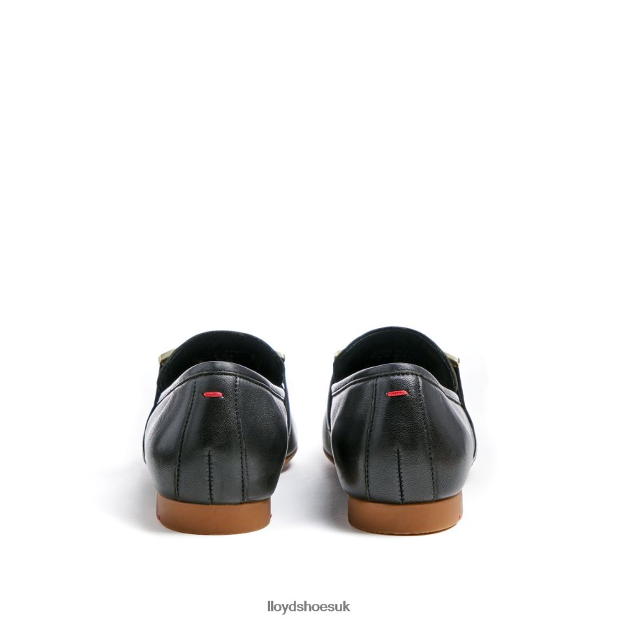 LLOYD Women SMOOTH LEATHER SLIPPER H4BXXT1039 Shoes black