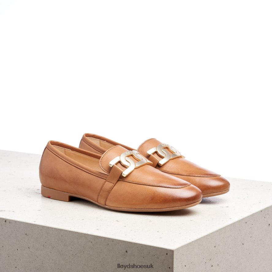 LLOYD Women SMOOTH LEATHER SLIPPER H4BXXT1040 Shoes brown